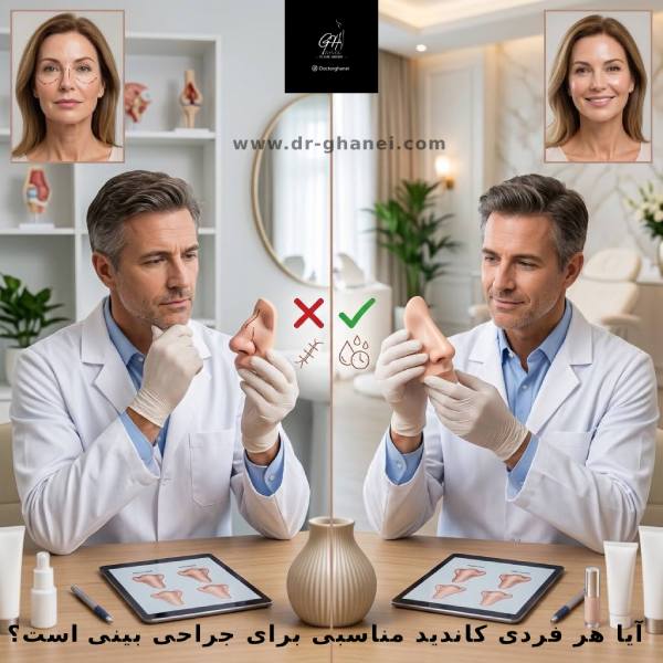 آیا هر فردی کاندید مناسبی برای جراحی بینی است؟